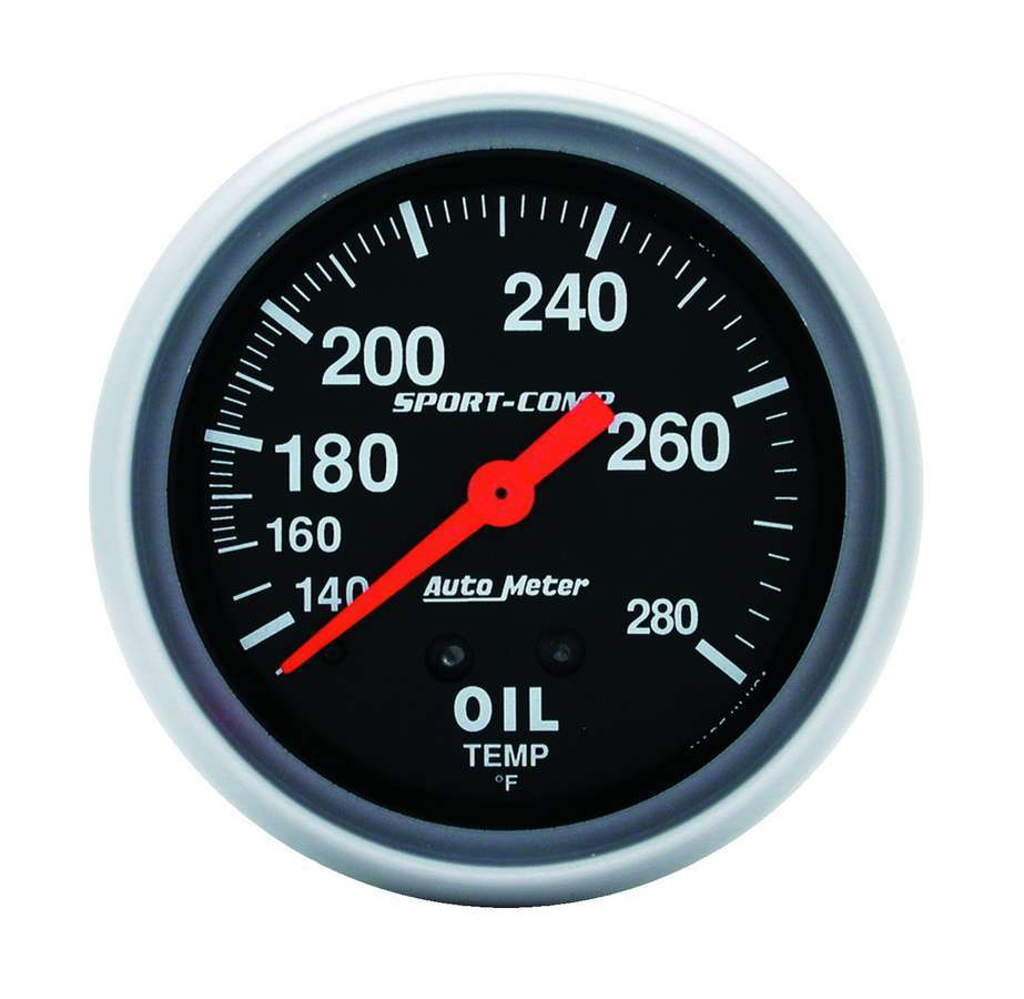 AUTOMETER 3443 - 140-280 Oil Temp Gauge  image