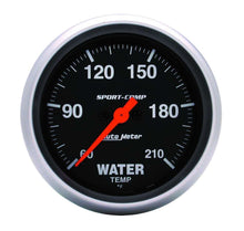 Load image into Gallery viewer, AUTOMETER 3569 - Sport Comp 2-5/8in Water Temp 60-210 Mech. image