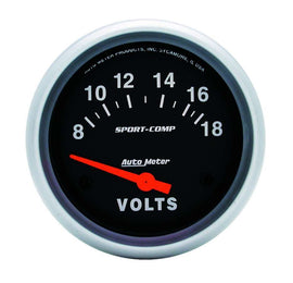 AUTOMETER 3592 - 8-18 Voltmeter Gauge  image
