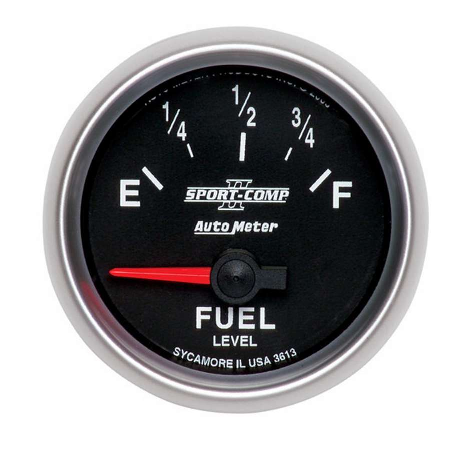 AUTOMETER 3613 - 2-1/16in S/C II Fuel Level Gauge 0-90ohms image