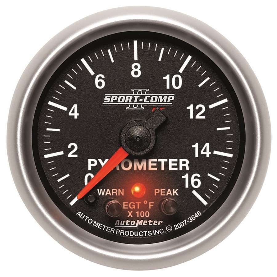 AUTOMETER 3646 - 2-1/16 S/C II Pyrometer Kit 0-1600 image