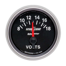 Load image into Gallery viewer, AUTOMETER 3692 - 2-1/16in S/C II Voltmeter 8-18 image