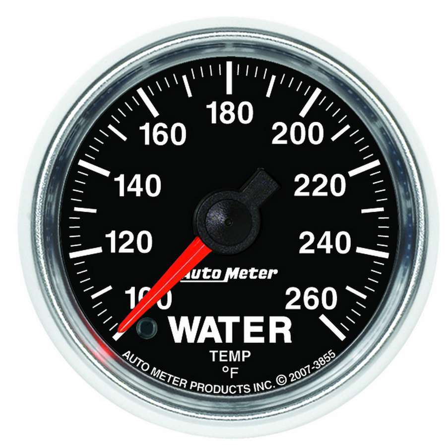 AUTOMETER 3855 - 2-1/16 GS Water Temp Gauge - 100-260 image