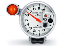 Load image into Gallery viewer, AUTOMETER 3911 - 5in 10000 Rpm Silver Tac  image