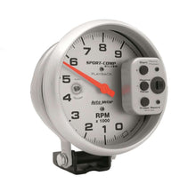 Load image into Gallery viewer, AUTOMETER 3964 - 5in S/C Silver 9000 RPM Playback Tach image