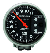 Load image into Gallery viewer, AUTOMETER 3967 - 5in S/C 11000 RPM Playback Tach image