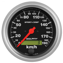 Load image into Gallery viewer, AUTOMETER 3987-M - 3-3/8 S/C 190KPH Speedo - Electric image
