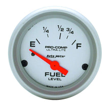Load image into Gallery viewer, AUTOMETER 4318 - 2-1/16in Ultra-Lite Fuel Level Gauge image