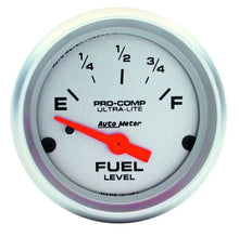 Load image into Gallery viewer, AUTOMETER 4319 - 2-1/16 Ultra-Lite Fuel Level Gauge image