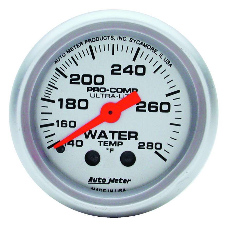 AUTOMETER 4331 - 2-1/16in U/L Water Temp Gauge 140-280 image