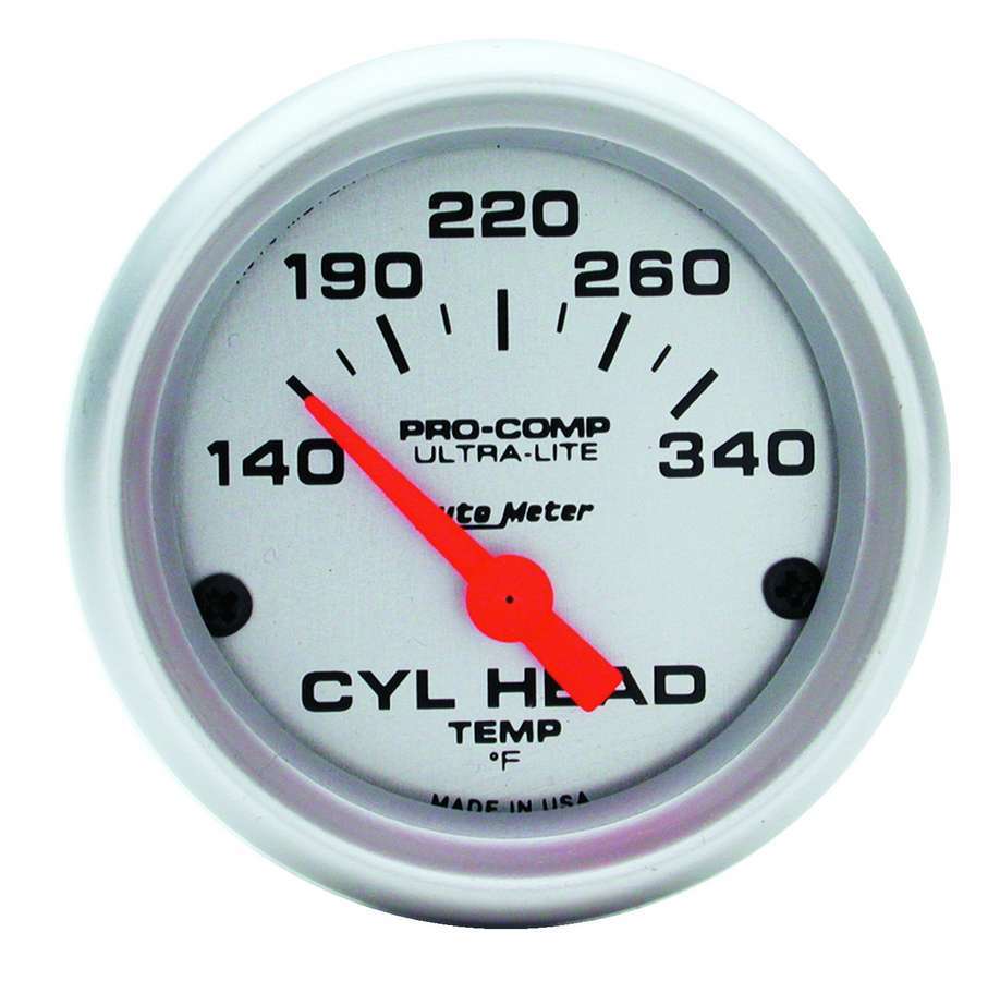 AUTOMETER 4336 - 2-1/16in U/L Cyl. Head Temp Gauge - 140-340 image
