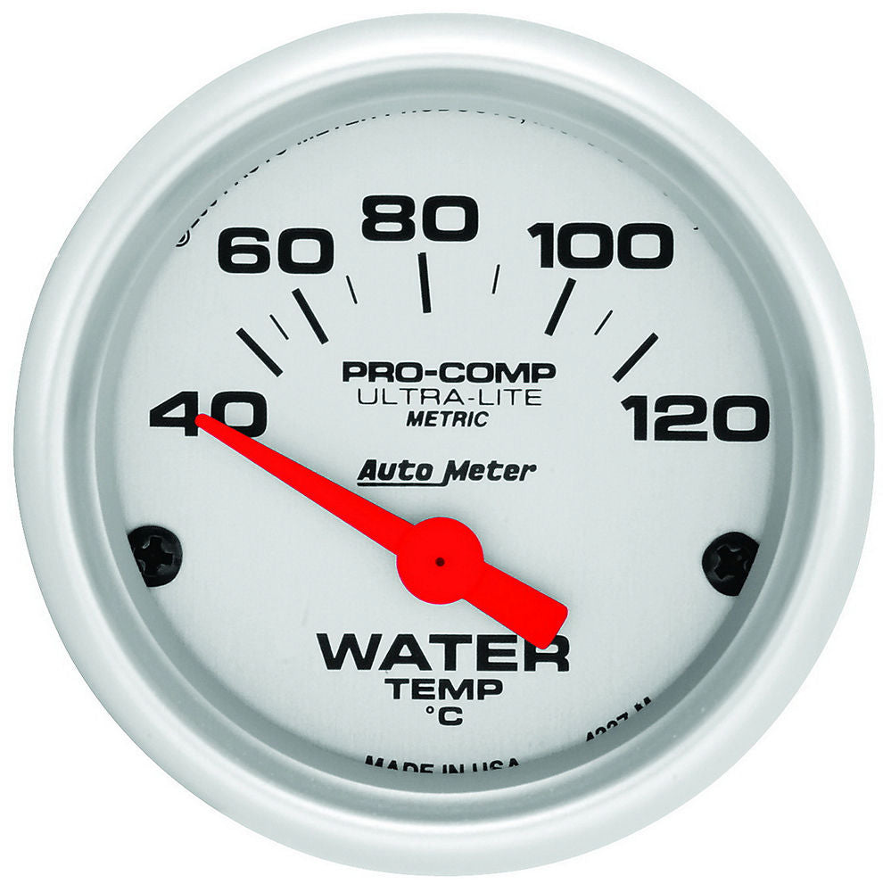 AUTOMETER 4337-M - 2-1/16 U/L Water Temp Gauge - Metric 40-120C image