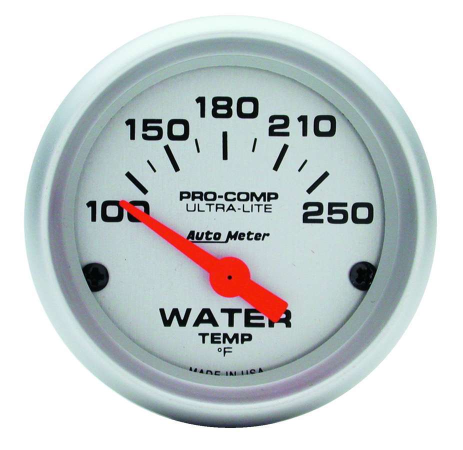 AUTOMETER 4337 - 2-1/16in U/L Water Temp Gauge 100-250 image
