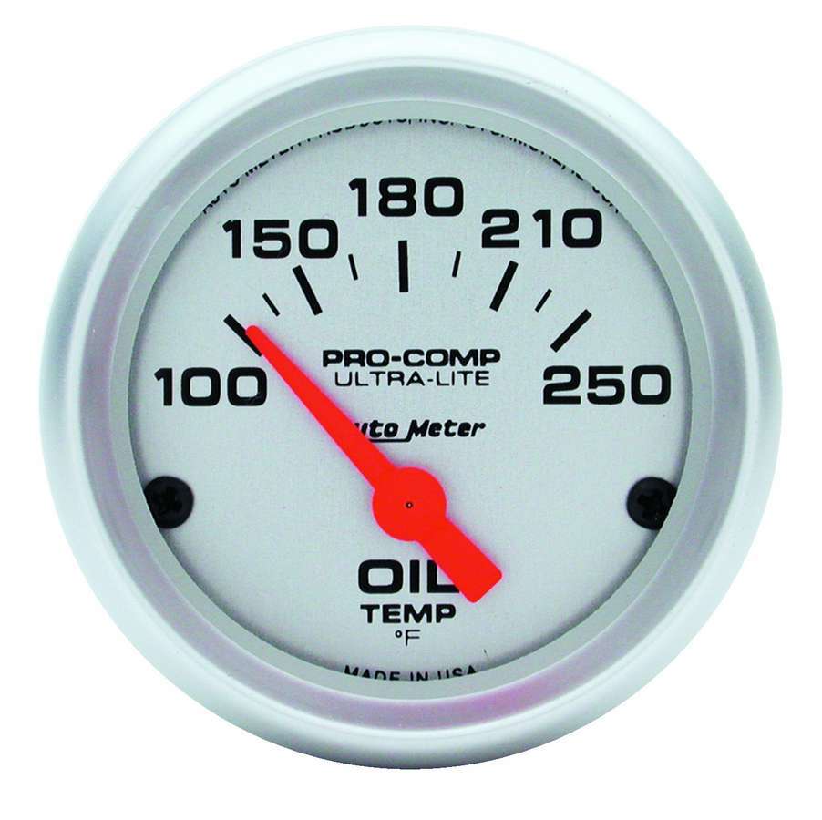 AUTOMETER 4347 - 2-1/16in Ultra Light Oil Temp. Gauge image