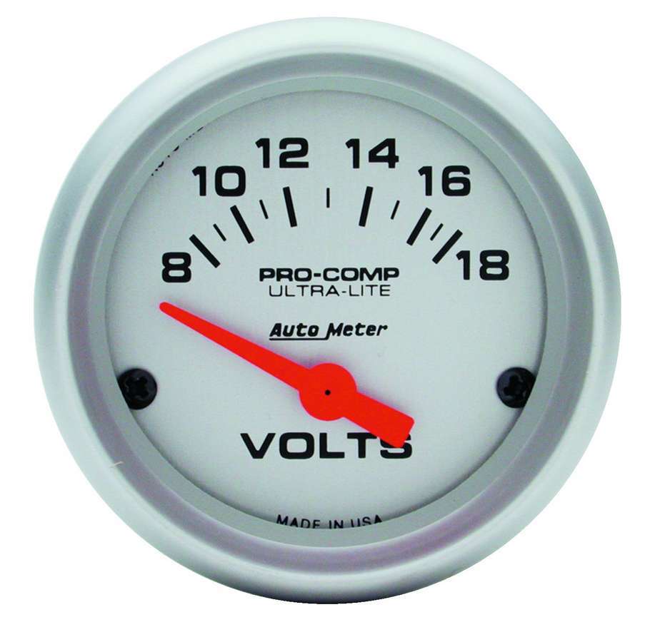 AUTOMETER 4391 - 2-1/16 Mini Ultralite VOLTMETER image