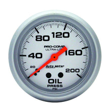 Load image into Gallery viewer, AUTOMETER 4422 - 2-5/8in Mech Oil Pressure 0-200 Psi image