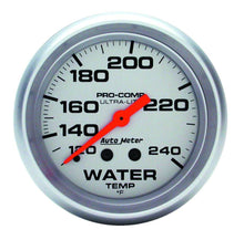 Load image into Gallery viewer, AUTOMETER 4433 - 2-5/8 Ultra-Lite Water Temp 120-240 F.Mech 12FT image