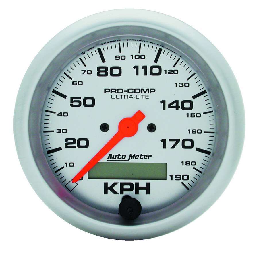 AUTOMETER 4487-M - 3-3/8in U/L Speedometer 190KPH Metric image