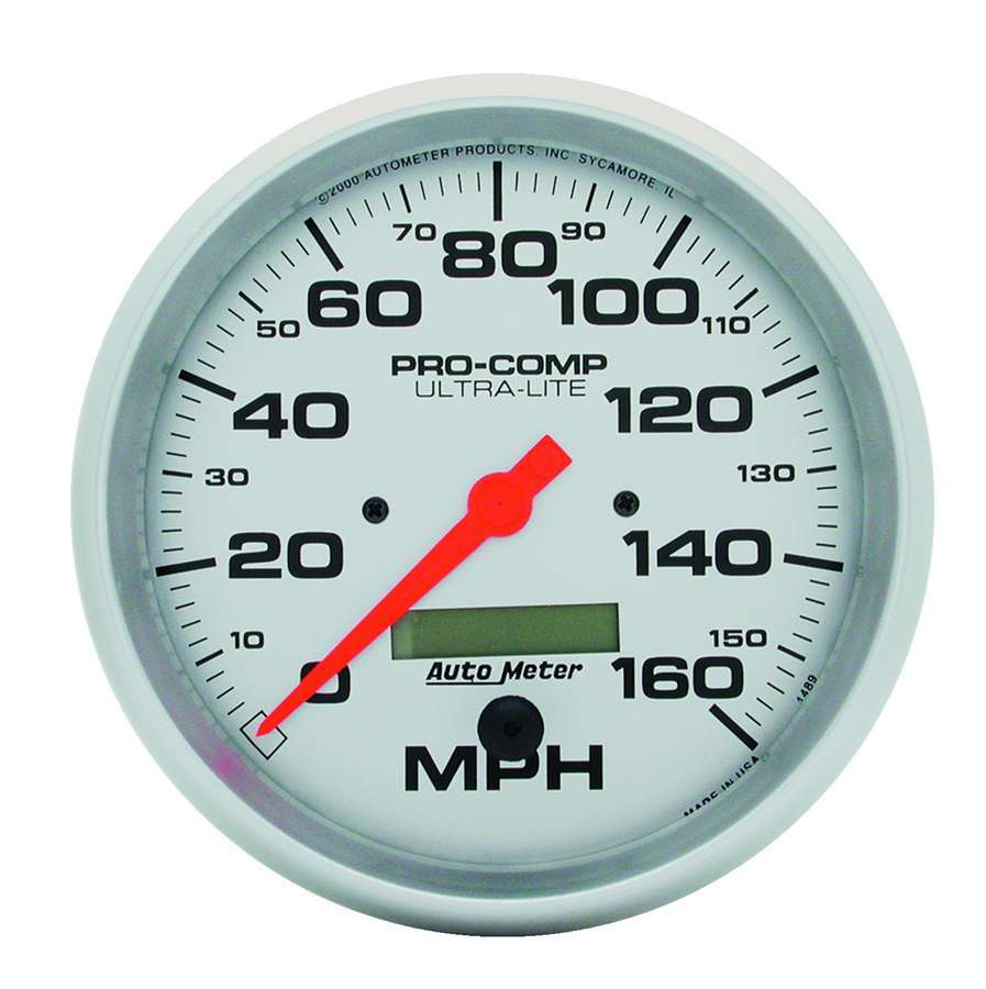 AUTOMETER 4489 - 5in Ultra-Lite Elec. 160MPH Speedometer image
