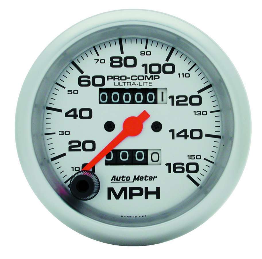 AUTOMETER 4493 - 3-3/8in Ultra-Lite 160mph Speedometer image