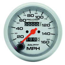 Load image into Gallery viewer, AUTOMETER 4493 - 3-3/8in Ultra-Lite 160mph Speedometer image