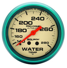 Load image into Gallery viewer, AUTOMETER 4535 - 2-5/8 Ultra-Nite Water Temp Gauge 140-280 image
