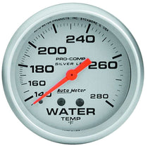 Load image into Gallery viewer, AUTOMETER 4631 - Pro Comp 2-5/8in Silver Liq-Fill Water 140-280 image
