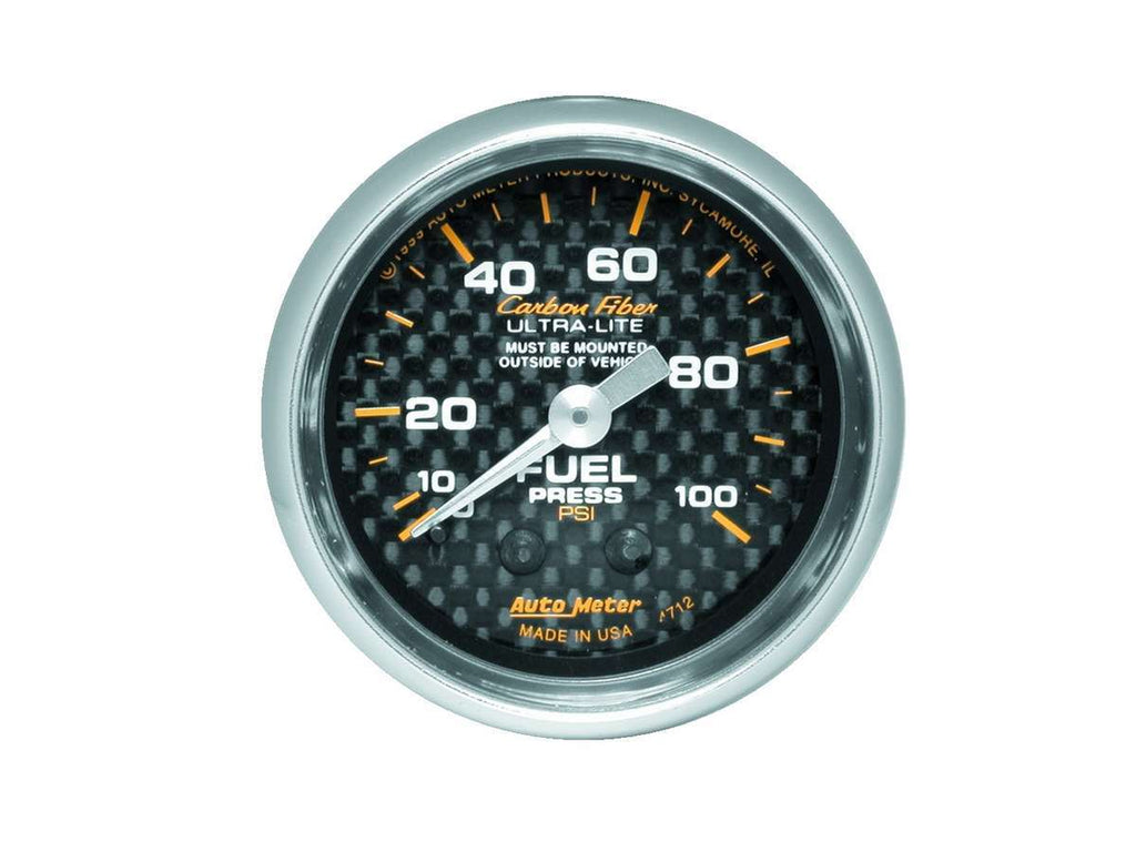 AUTOMETER 4712 - C/F 2-1/16in Fuel Press. Gauge 0-100PSI image