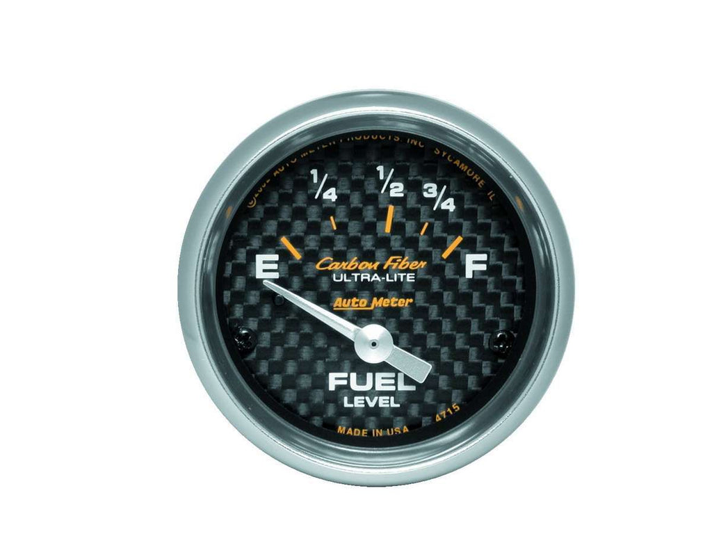 AUTOMETER 4715 - 2-1/16in C/F Fuel Level Gauge 73/10 OHMS image