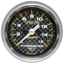 Load image into Gallery viewer, AUTOMETER 4744 - 2-1/16in C/F 1600 Degree Pyrometer image