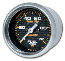 Load image into Gallery viewer, AUTOMETER 4763 - C/F 2-1/16in Fuel Press. Gauge 0-100PSI image