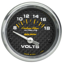 Load image into Gallery viewer, AUTOMETER 4791 - C/F 2-1/16in Voltmeter 8-18 Volts image