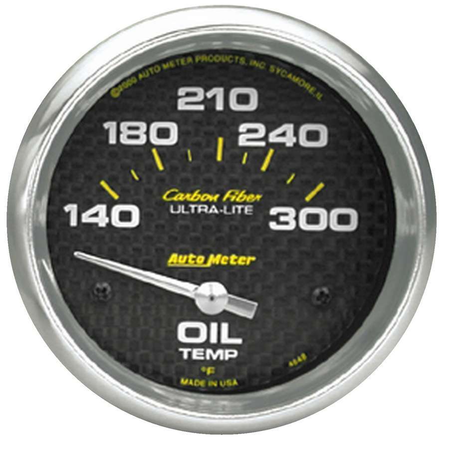 AUTOMETER 4848 - 2-5/8in C/F Oil Temp. Gauge 140-300 image