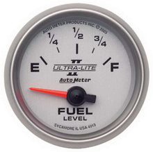 Load image into Gallery viewer, AUTOMETER 4913 - 2-1/16in U/L II Fuel Level Gauge 0-90ohms image
