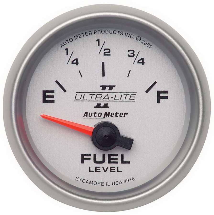 AUTOMETER 4916 - 2-1/16in U/L II Fuel Level Gauge 240-33ohms image