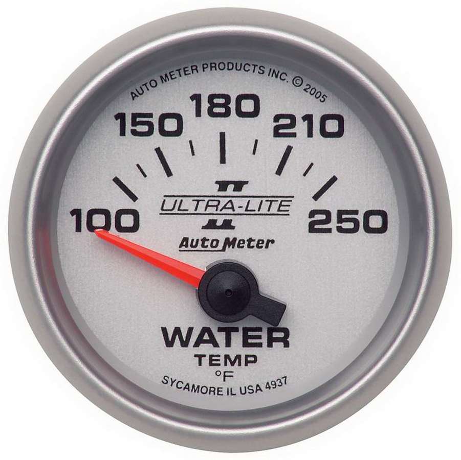 AUTOMETER 4937 - 2-1/16in U/L II Water Temp. Gauge 100-250 image