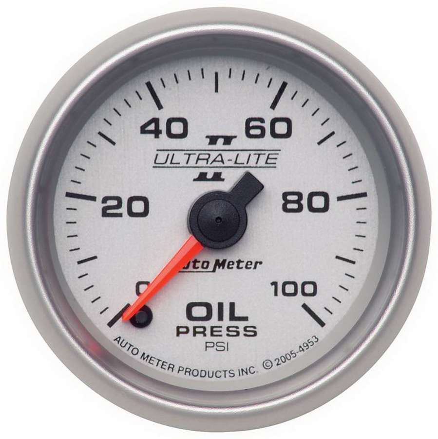 AUTOMETER 4953 - 2-1/16in U/L II Oil Pressure Gauge 0-100psi image