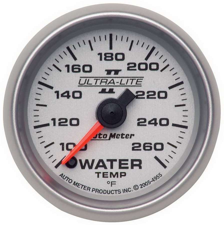 AUTOMETER 4955 - 2-1/16in U/L II Water Temp. Gauge 100-260 image