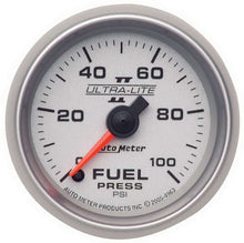 Load image into Gallery viewer, AUTOMETER 4963 - 2-1/16in U/L II Fuel Pressure Gauge 0-100psi image