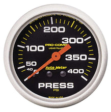 Load image into Gallery viewer, AUTOMETER 5424 - 2-5/8 P/C Pressure Gauge 0-400psi image