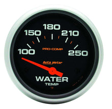 Load image into Gallery viewer, AUTOMETER 5437 - Pro-Comp 2-5/8in Water Temp 100-250 Elect. image
