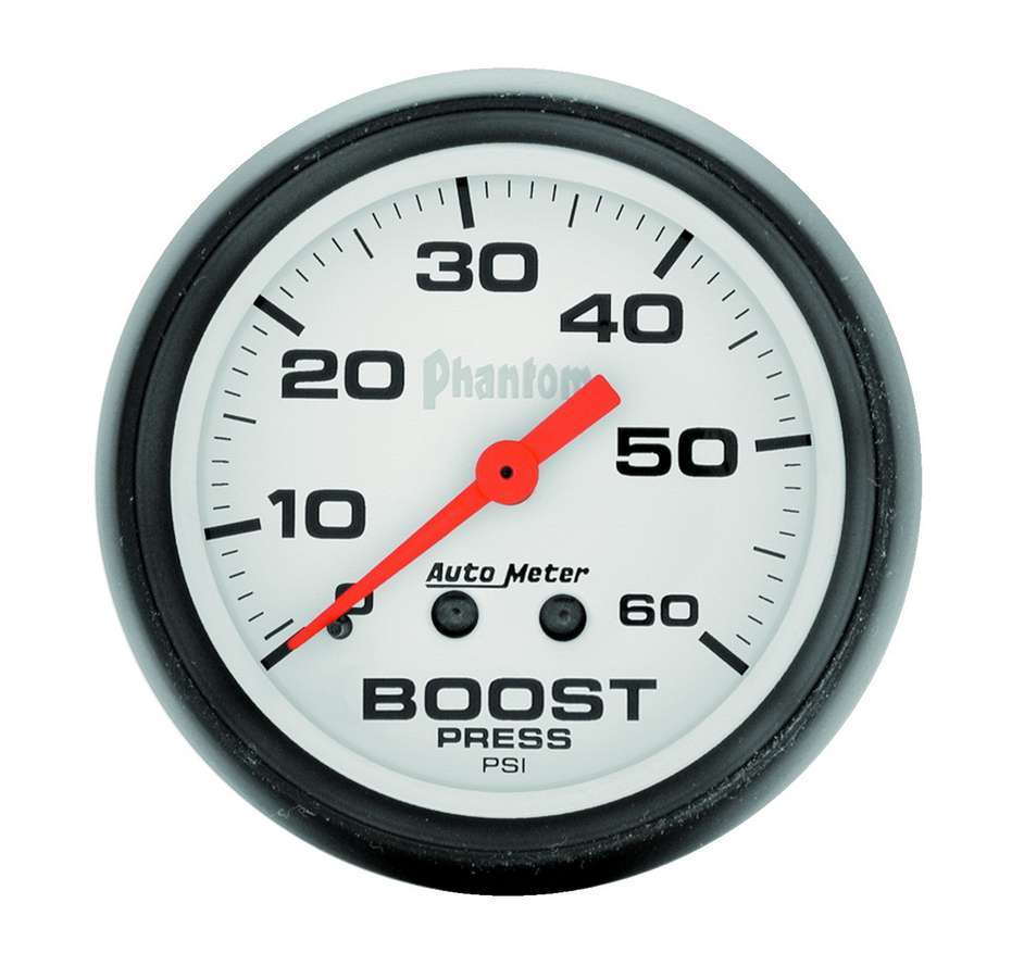 AUTOMETER 5705 - 2-1/16 Phantom Boost Gauge - 0-60psi image