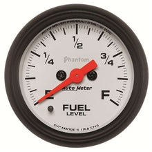 Load image into Gallery viewer, AUTOMETER 5710 - 2-1/16in P/S Fuel Level Gauge image