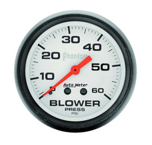 Load image into Gallery viewer, AUTOMETER 5802 - 2-5/8in Phantom Blower Press. Gauge 0-60 image