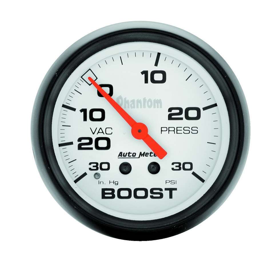 AUTOMETER 5803 - 2-5/8in Phantom Boost Gauge 30psi image