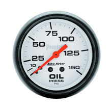 Load image into Gallery viewer, AUTOMETER 5823 - 2-5/8in Phantom Oil Pressure Gauge 0-150psi image