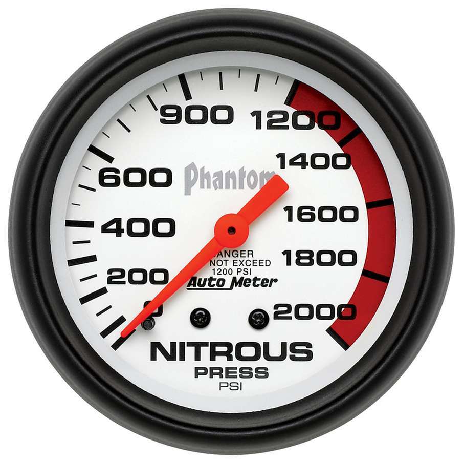 AUTOMETER 5828 - 2-5/8in Phantom Nos Pressure Gauge 0-2000psi image