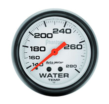 Load image into Gallery viewer, AUTOMETER 5831 - 2-5/8in Phantom Water Temp Gauge 140-280 image