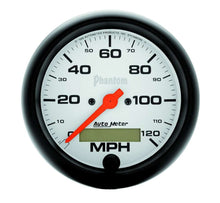 Load image into Gallery viewer, AUTOMETER 5887 - 3-3/8in Phantom Speedo 120mph image