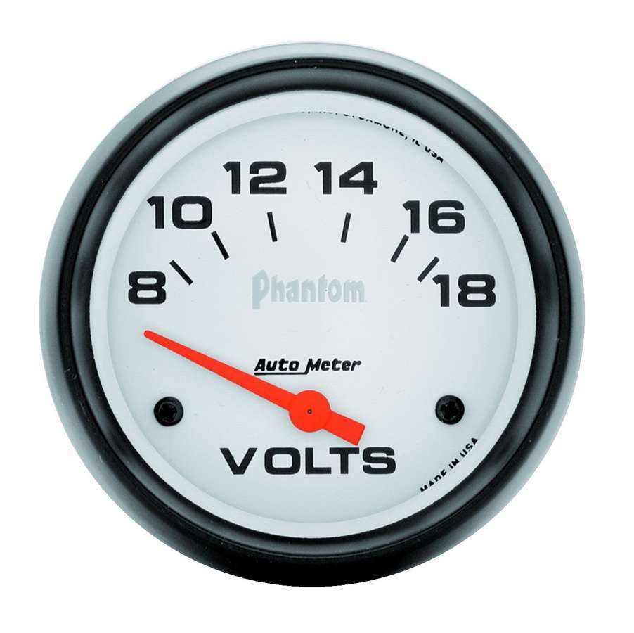 AUTOMETER 5891 - 2-5/8in Phantom Voltmeter 8-18 Volts image
